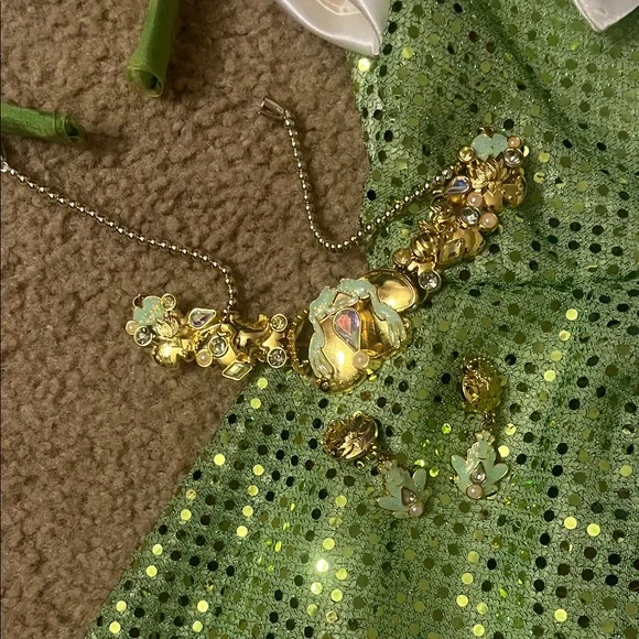 Home Sewn Princess Tiana Costume - Picture 3 of 7